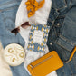 Indigo Suede Scented Sachet