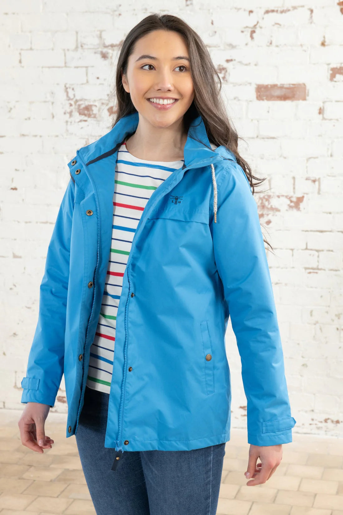 Lighthouse Clothing Beachcomber Coat - Azure Blue