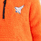 Lighthouse Clothing Boys Fleece - Orange Spacecraft