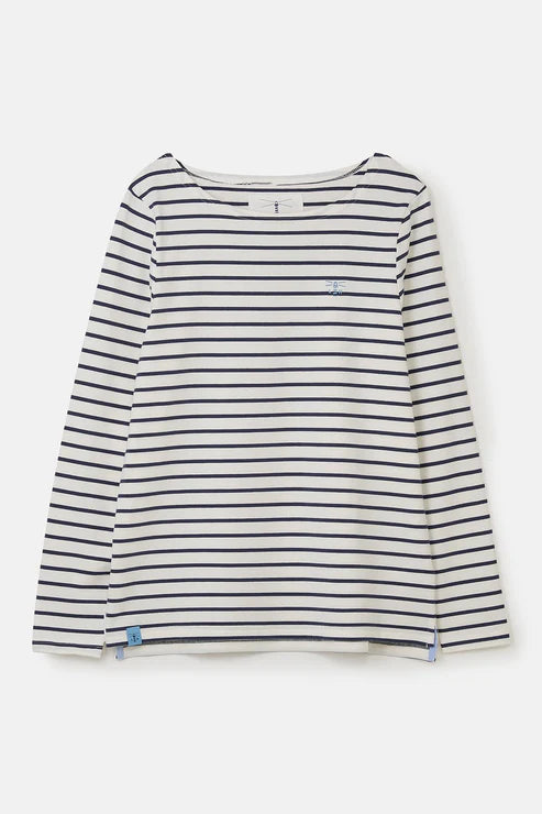 Lighthouse Clothing Causeway Top - Cloud/Midnight Stripe