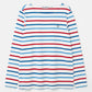 Lighthouse Clothing Causeway Top - Red/Teal stripe