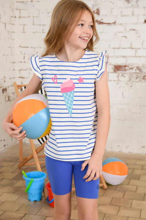 Lighthouse Clothing Causeway Top - Ice Cream Print