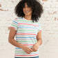 Lighthouse Clothing Causeway T-Shirt - Seagrass Blue Stripe
