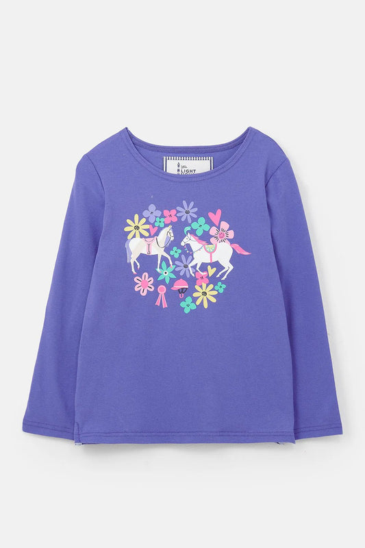 Lighthouse Clothing Causeway Top - Horse Print
