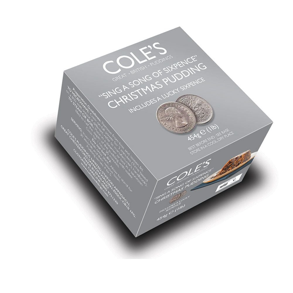 Cole's "Sing a Song of Sixpence" Christmas Pudding