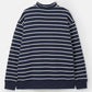 Lighthouse Clothing Coral Jersey - Navy Stripe