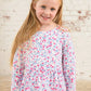 Lighthouse Clothing Ellie Dress - Pink Blue Floral