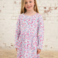 Lighthouse Clothing Ellie Dress - Pink Blue Floral