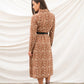 Lighthouse Clothing Elsie Dress - Rust Floral