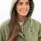 Lighthouse Clothing Ladies Eva Long Coat - Olive