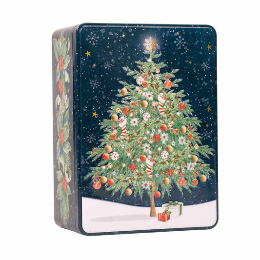 Farmhouse Biscuits Salted Caramel Christmas Tree Tin