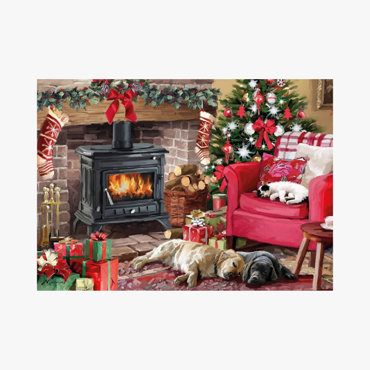 Fireside Snuggles - 1000 Piece Jigsaw Puzzle
