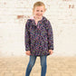 Lighthouse Clothing Freya Coat - Navy Floral