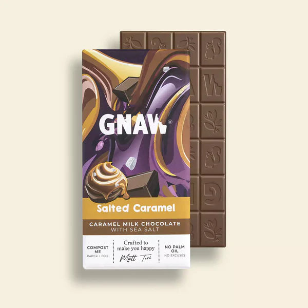 Gnaw Salted Caramel Chocolate Bar