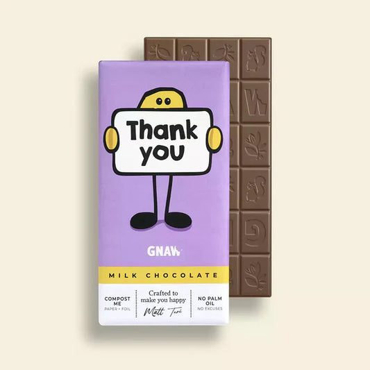Gnaw "Thank You" Milk Chocolate Bar