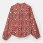 Lighthouse Clothing Grace Blouse - Rusty Floral