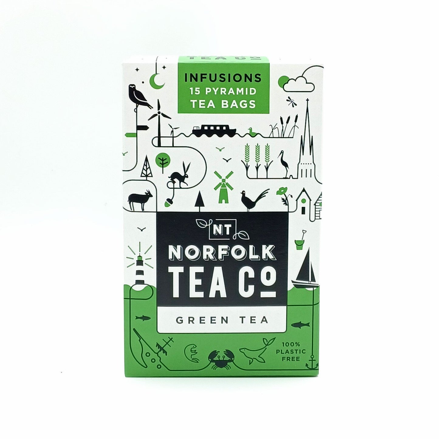 Norfolk Tea Co. - Green Tea (15 Teabags)