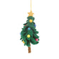 Décoration suspendue colorée pour arbre de Noël