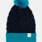 Lighthouse Cable Knit Bobble Hat