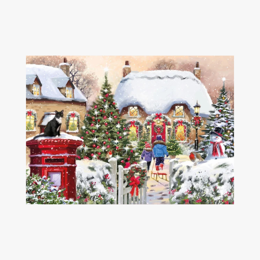 Holly Cottage - 1000 Piece Jigsaw Puzzle