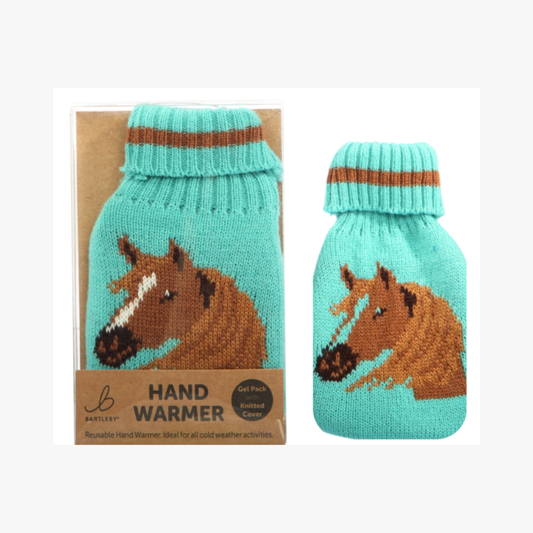 Knitted Hand Warmer-Horse