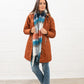 Lighthouse Clothing Isobel Coat - Rust