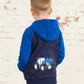 Lighthouse Clothing Jackson Full Zip Sweat - Blue Tractor