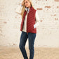 Lighthouse Clothing Laurel Gilet - Maroon