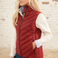 Lighthouse Clothing Laurel Gilet - Maroon