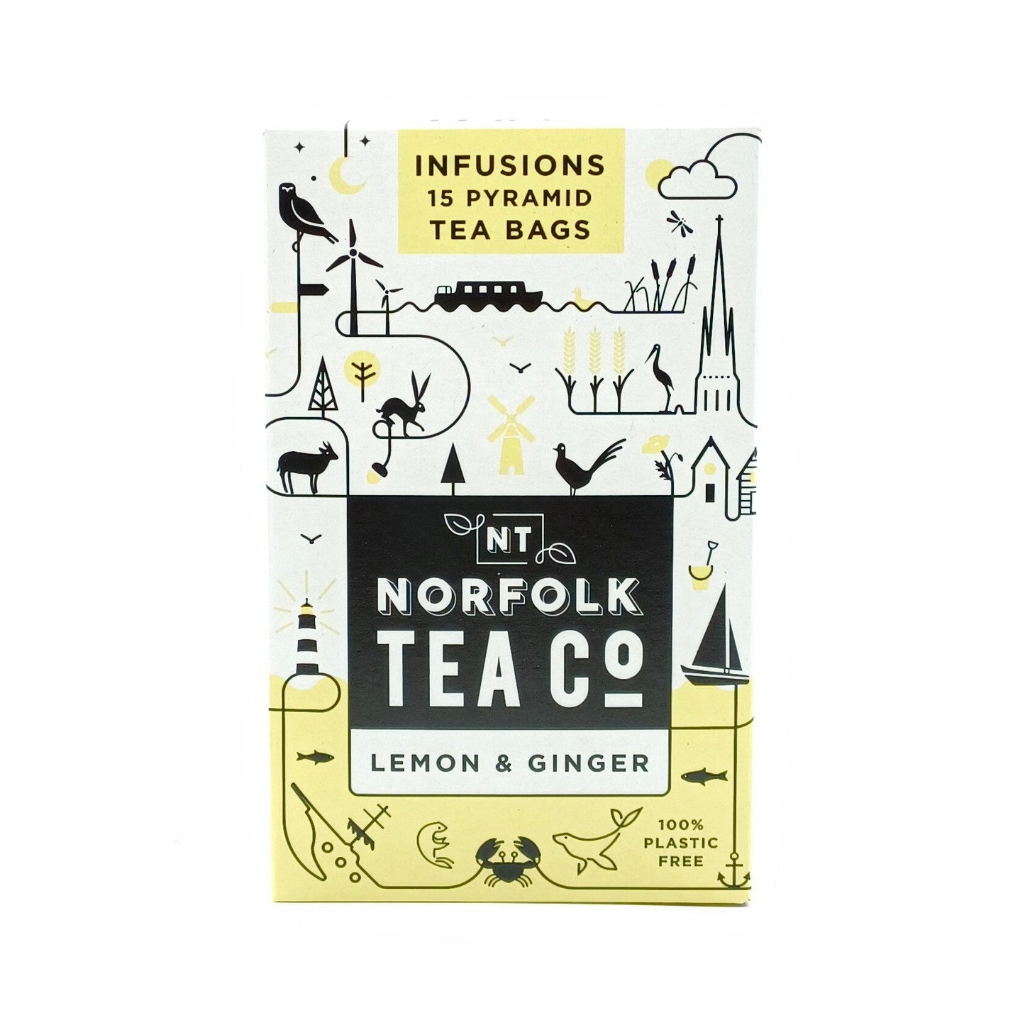 Norfolk Tea Co. - Lemon & Ginger (15 Teabags)