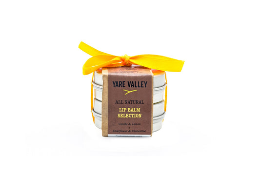 Ensemble de boîtes de baume à lèvres Yare Valley Oils