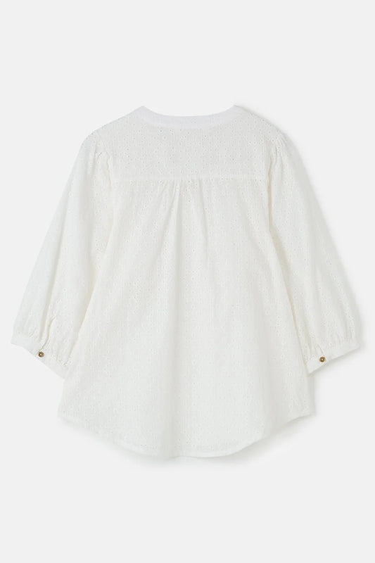 Lighthouse Clothing Lola Blouse - Floral Broderie Anglaise