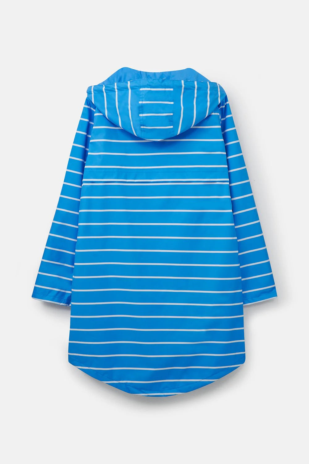 Lighthouse Clothing Beachcomber Long Coat Azure Blue Stripe