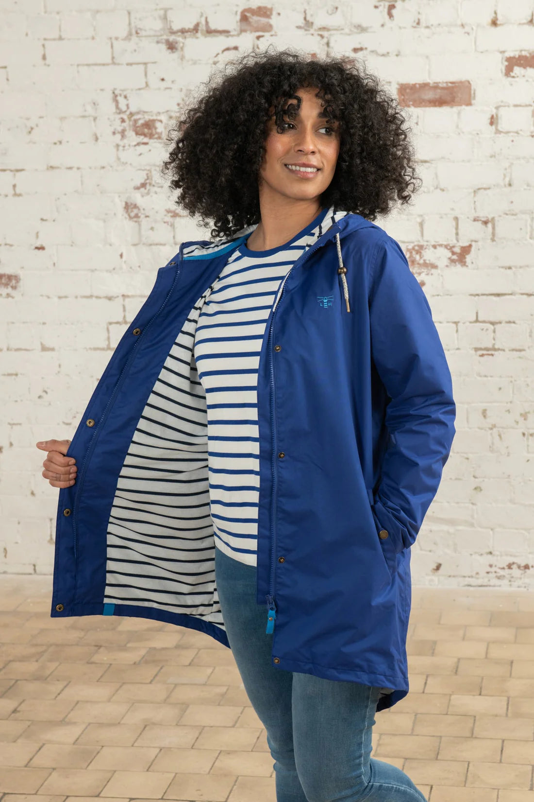 Lighthouse Clothing Beachcomber Coat - Indigo