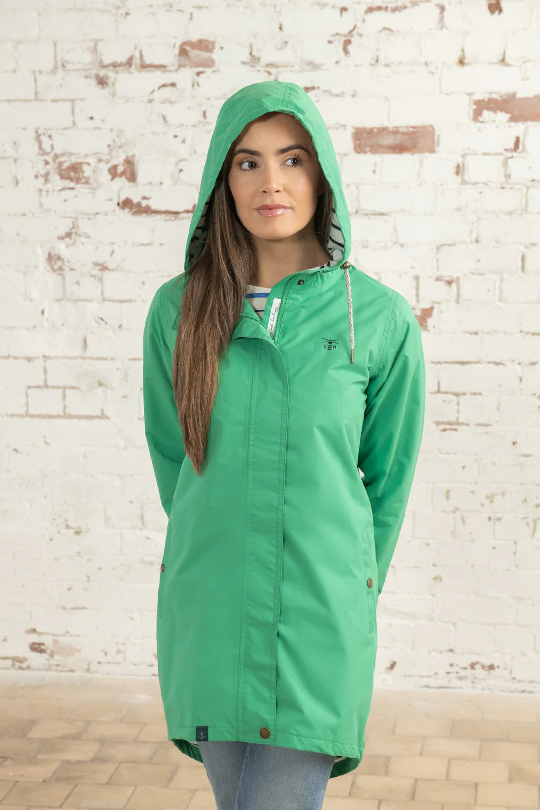 Lighthouse Clothing Beachcomber Long Coat - Seagrass
