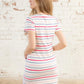 Lighthouse Clothing Lydia Dress - Pink Stripe