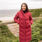Lighthouse Clothing Savannah Long Coat - Maroon