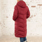 Lighthouse Clothing Savannah Long Coat - Maroon