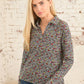 Lighthouse Clothing Maya Shirt - Red Apple Floral