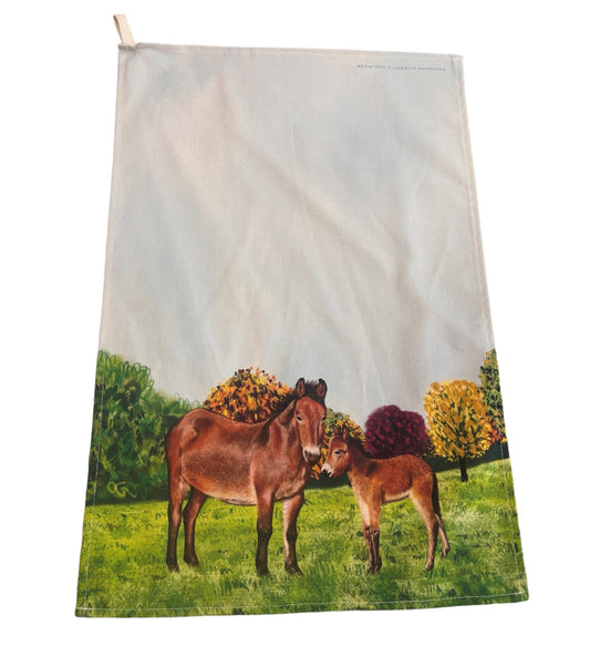 Muffin the Mule Tea Towel