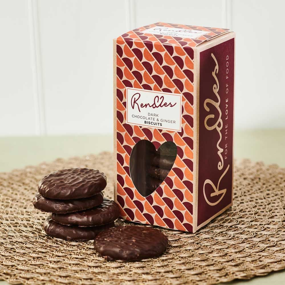 Out of date Rendles Dark Chocolate & Ginger Biscuits