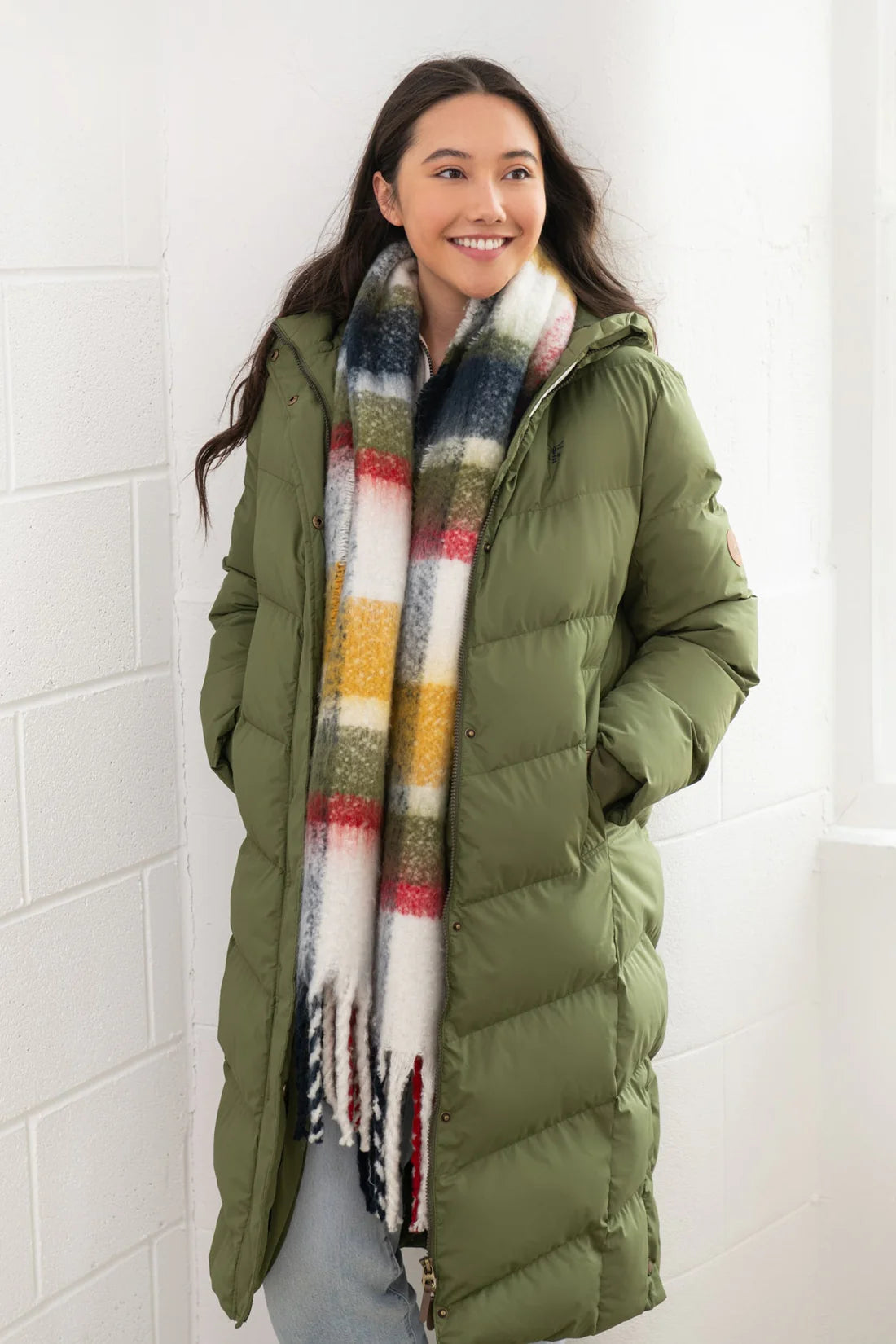 Lighthouse Clothing Savannah Long Coat - Olive