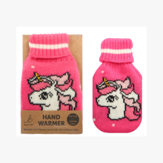 Knitted Hand Warmer - Unicorn