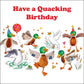 Redwings Birthday Card