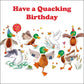 Redwings Birthday Card