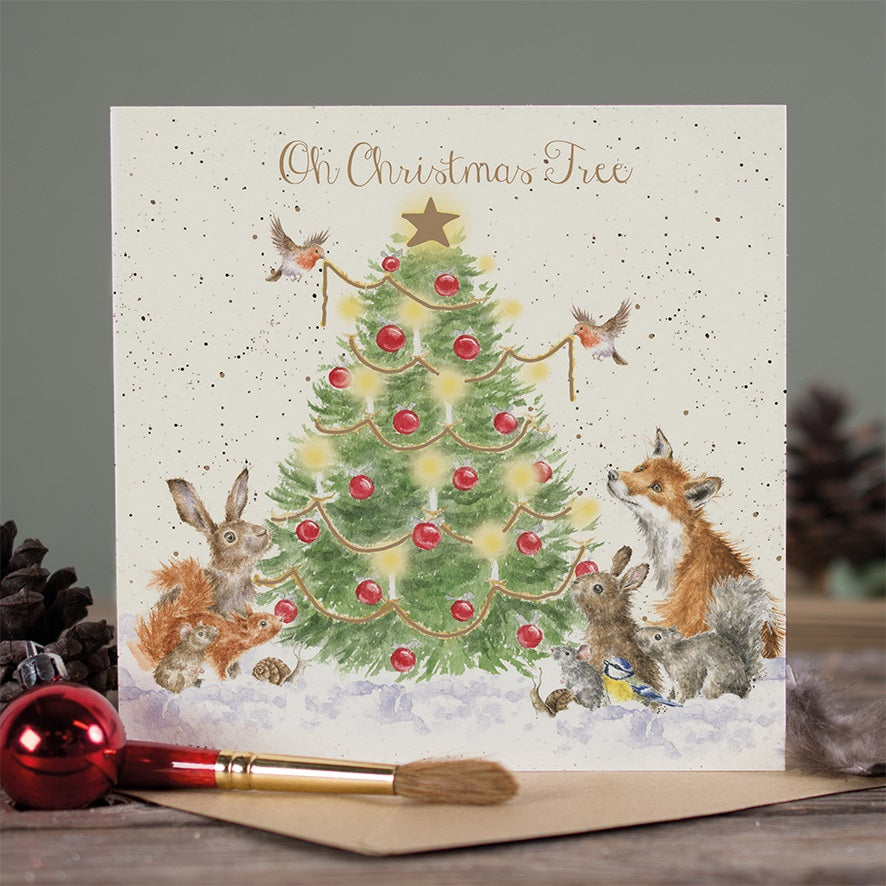 Carte Wrendale « Oh arbre de Noël »