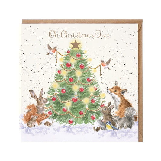 Wrendale 'Oh Christmas Tree' Card