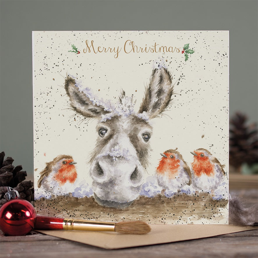 Wrendale 'The Christmas Donkey' Card
