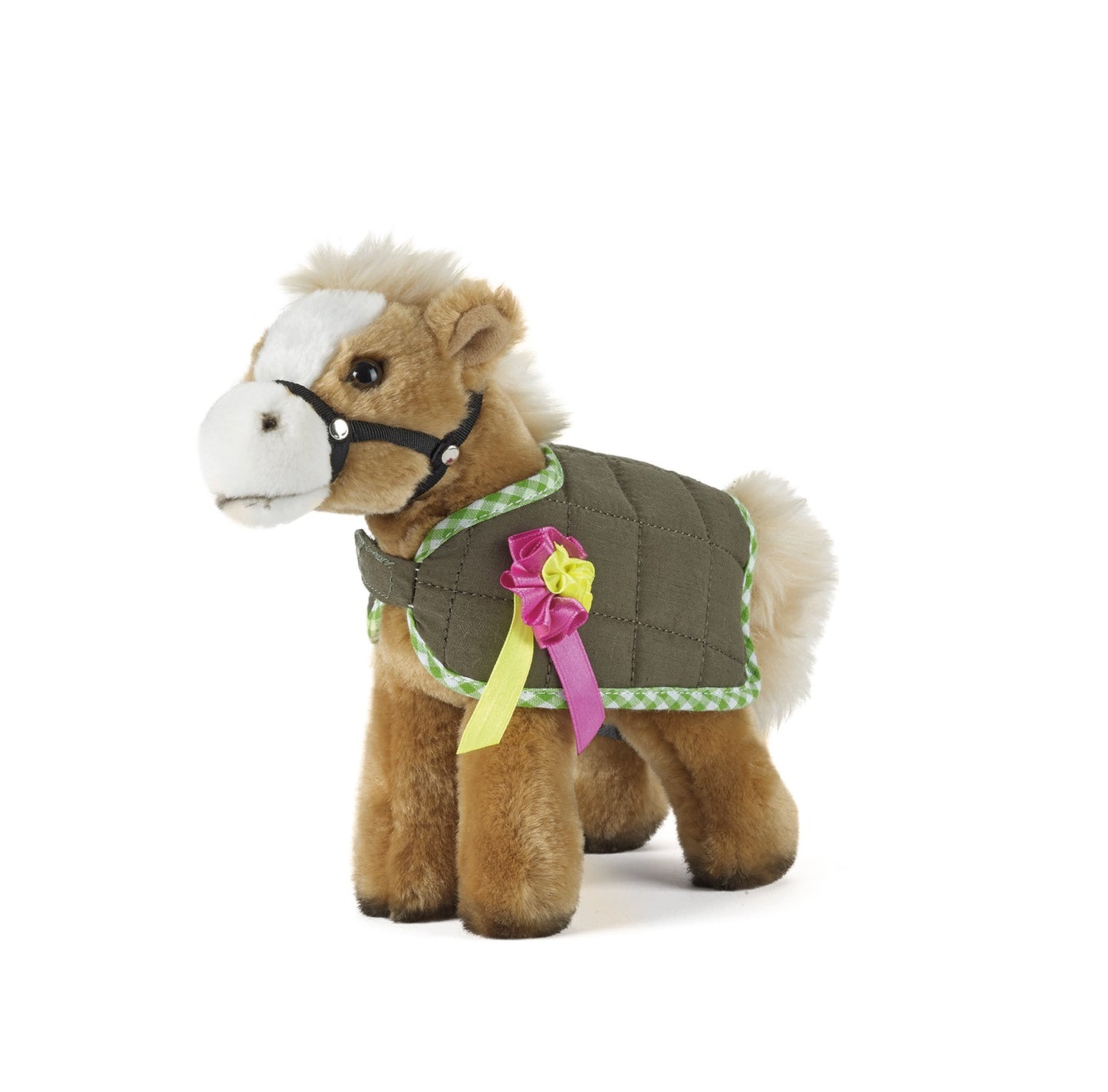 Living Nature Cheval avec couverture Peluche