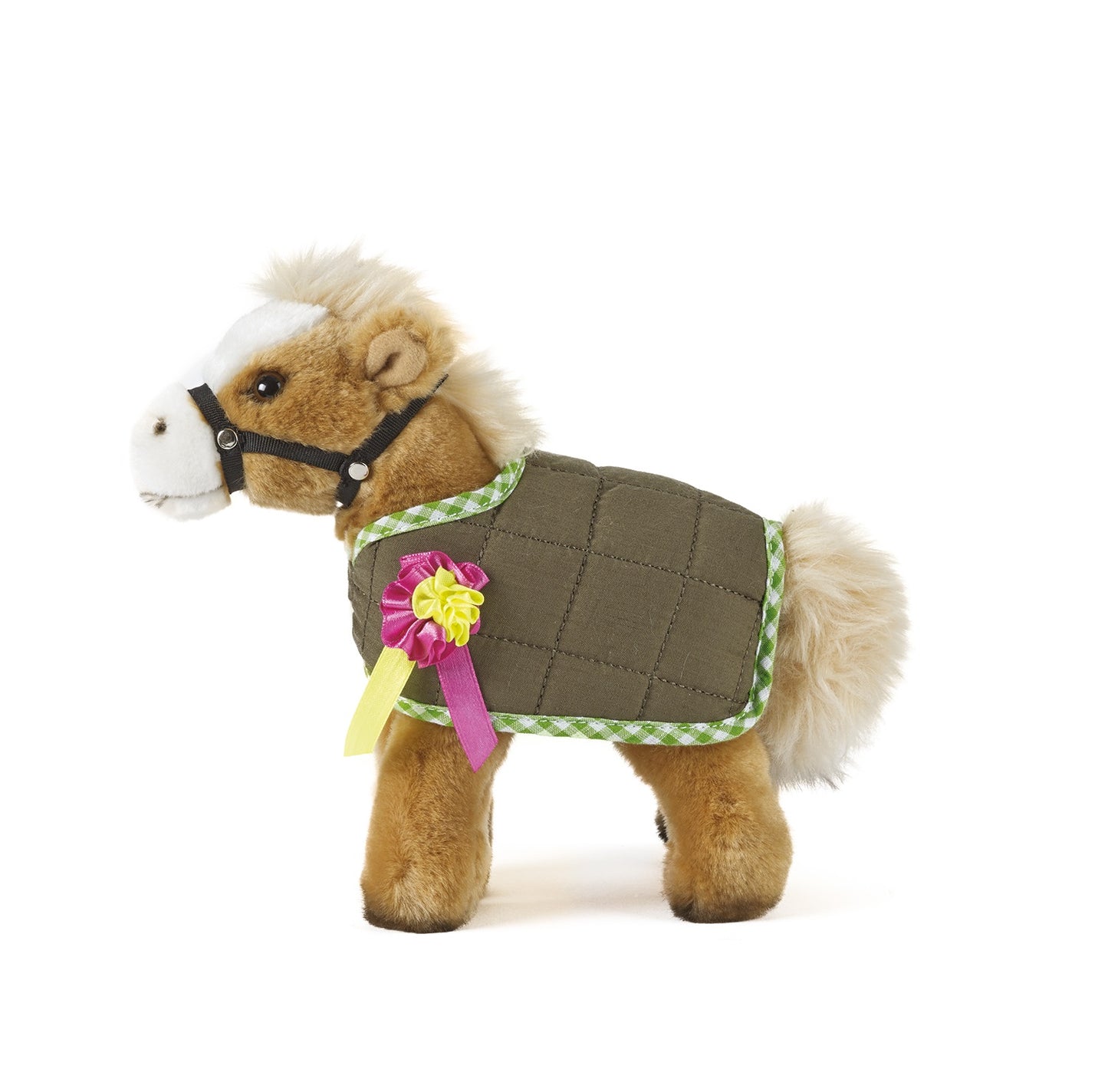 Living Nature Cheval avec couverture Peluche